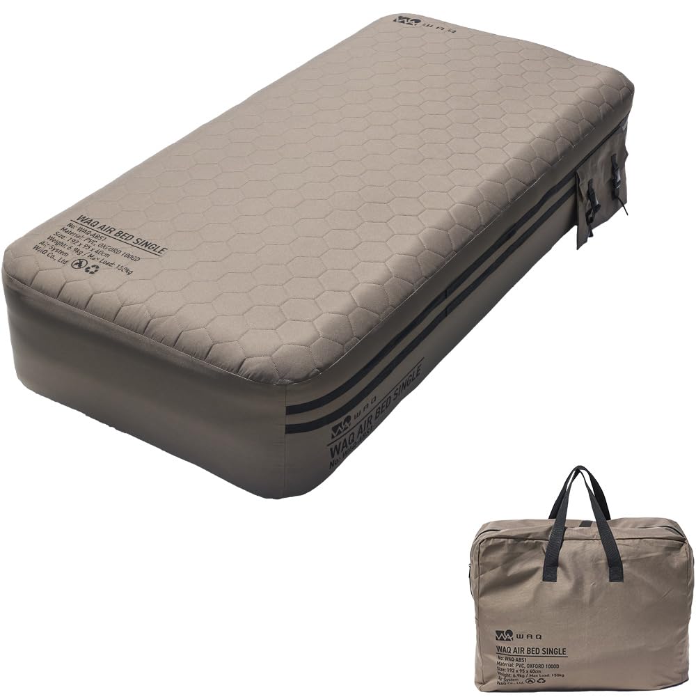 WAQ エアベッド エアーベッド 電動エアポンプ内蔵　ダブルサイズ　キャンプ Amazon.co.jp: WAQ エアベッド エアーベッド 電動エアポンプ内蔵